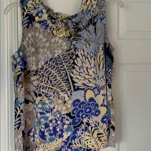 Talbots sleeveless blouse